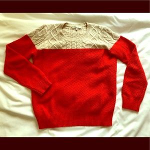 Madewell color block sweater